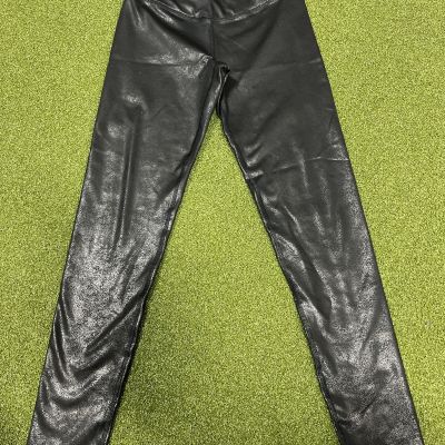 AERIE Offline High Rise Faux Leather Crackle Legging -Medium