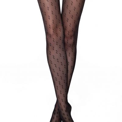 Conte Street 20 Den - Fantasy Thin Women's Tights with two triple dots pattern (