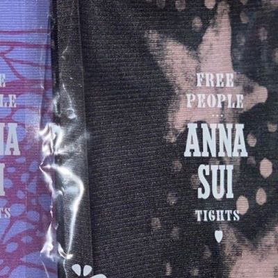 Free People X Anna Sui Celestial Star Tights-$38