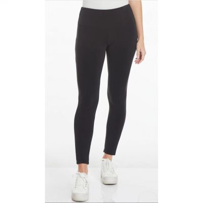 NWT SlimSation by Multiples Plus Size Ankle Wide Band Leggings, Black, Size 2X