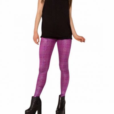 Blackmilk Disco Doll Tartan Leggings Size XS