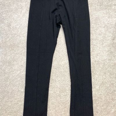 Philosophy Leggings Women's Large Black Skinny Pull On Cropped Workout Yoga