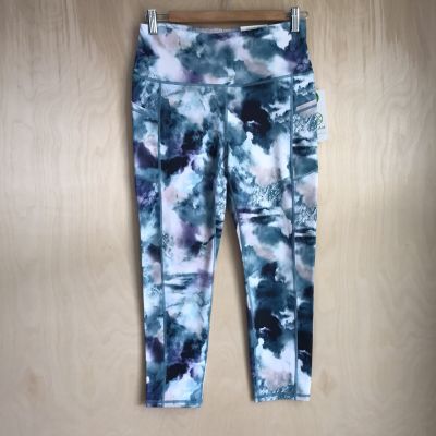 NWT GAIAM The OM FIT 7/8 Leggings Yoga Pants Workout active Athletic OM Dri