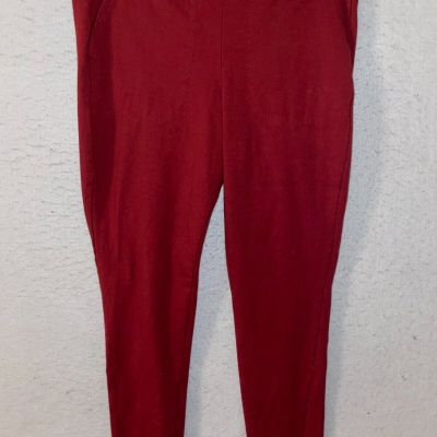 Torrid Cotton leggings red Plus size 1x Women's