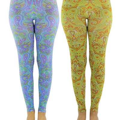 COLORFUL 2-PACK OF SUMMERY TIGHTS