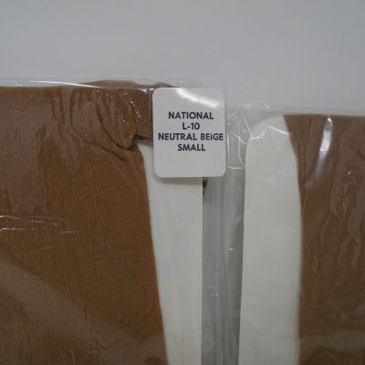 3 Pair of Vintage National's Guaranteed Hosiery - Neutral Beige - Size Small