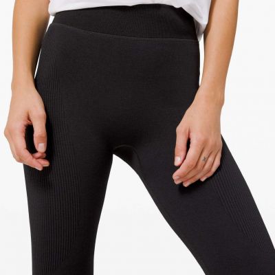 New with Tags Lululemon Keep the Heat High-Rise Tight  size 10 BLACK