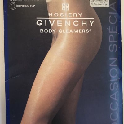 Vintage GIVENCHY Hosiery, Body Gleamers, # 537 Shimmery Ultra Sheer, Size B New!
