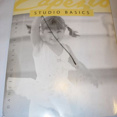 WOMENS CAPEZIO STUDIO BASICS STOCKINGS PANTYHOSE DANCE FOOTED TIGHTS ONE SIZE
