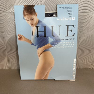 New! HUE Age Defiance Control Top Support Hosiery, Style 5992 Size 1 Navy