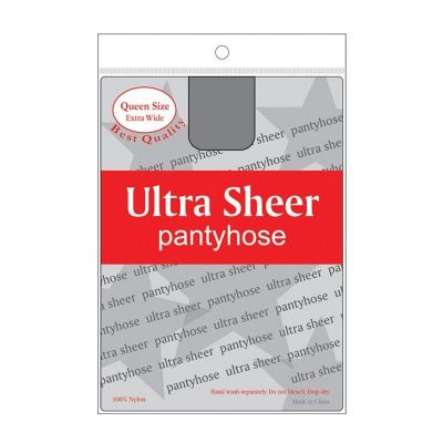 [6 Pair] ULTRA SHEER QUEEN SIZE - COLOR GRAY