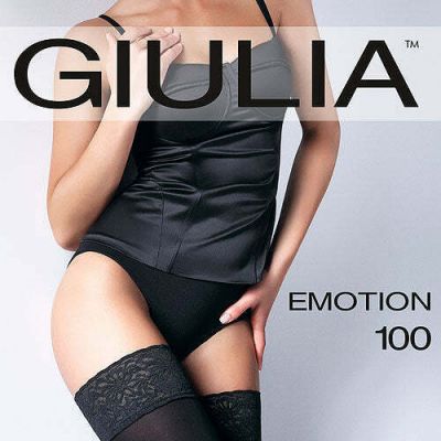 Giulia Emotion 100 Opaque Thigh High Lace Top Stockings Made ITALY AND UKRAIN