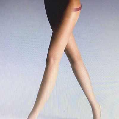 Wolford 18163 Individual 10 Soft Control Top Tights Sz L Color Sand 4467 NWT