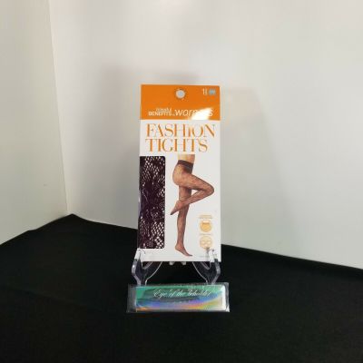 NEW Sealed Blissful Benefits by Warner's Fashion Tights - Size S/M -  Wine