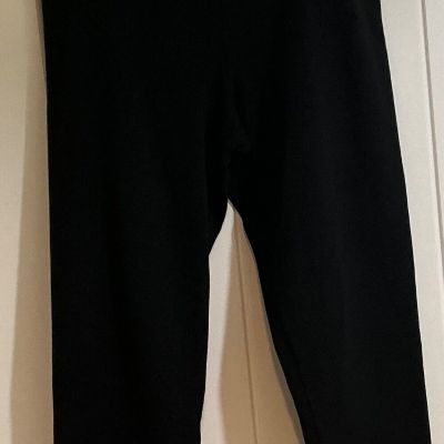 Sauve  Yoga Exercise Capri Leggings Black revolutionary tummy control Medium