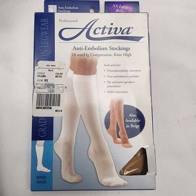 anti-embolism  stocking thigh high 18 mmhg Unisex