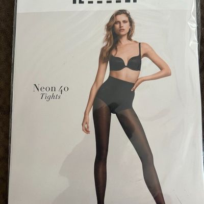 Wolford NEON 40 Semi-sheer Tights Size Small 18391