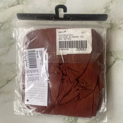 NWT American Apparel Opaque Pantyhose Paprika Red XS/S
