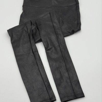 Spanx Faux Leather Leggings for Women Size XS Black