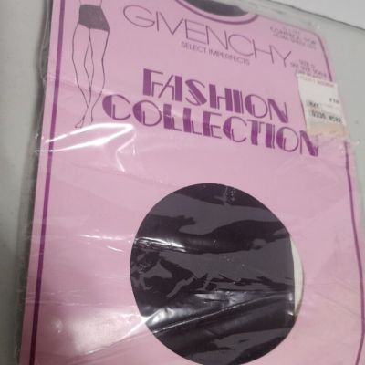 Givenchy Slightly Imperfect Control Top Pantyhose Size D Off Black Open Pack