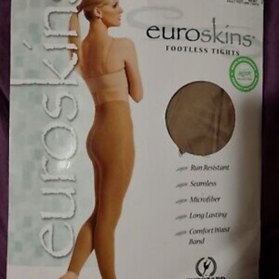 new euroskins footless tights caramel size s/m