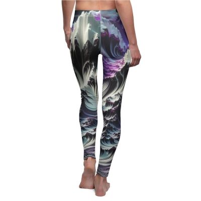 Leggings - The Psychedelic Octopus Bright Fractal Print