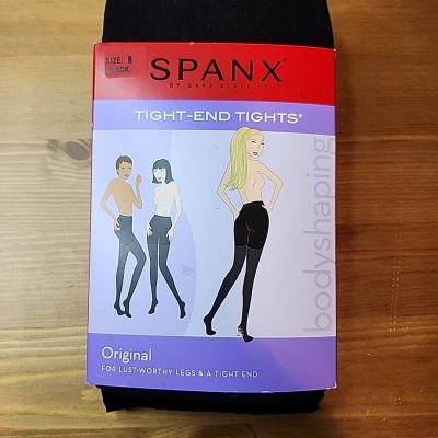 Spanx Original Tight-End Tights Size B Black Body Shaping NEW #128