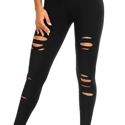 Soft Leggings for Women - High Waisted Tummy Control No See Through Workout Yoga