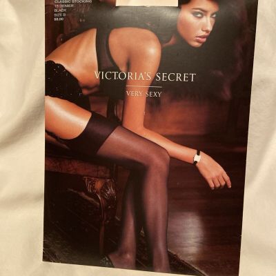 Victoria's Secret Classic Stockings (Color: Nude) (Size: B) New in Package