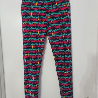 Lularoe OS One Size Womens Leggings with gorgeous bright colors