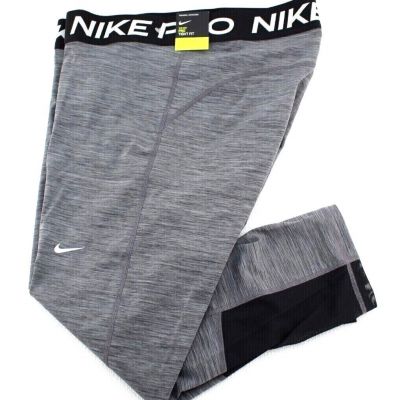New NIKE Dri-Fit Pro Tight Fit Size 1X Gray High Waisted Women Leggings MSRP $45