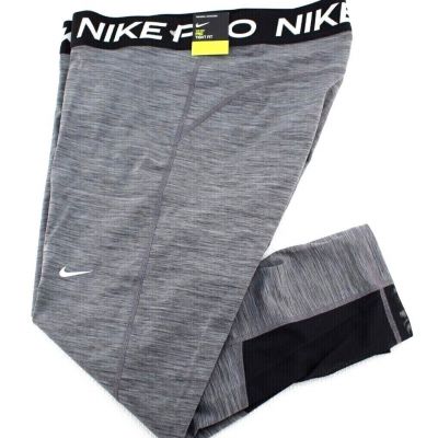 NWT NIKE Dri-Fit Pro Tight Fit Size 3X Gray High Waisted Women Leggings MSRP $45