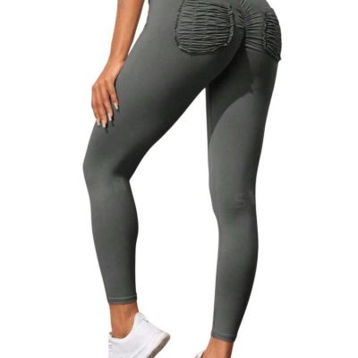 Shein High Waisted Scrunch Butt Leggings Athletic Sporty Sports Workout Yoga