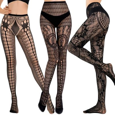 Patterned Fishnet Tights Pantyhose Stockings for Women