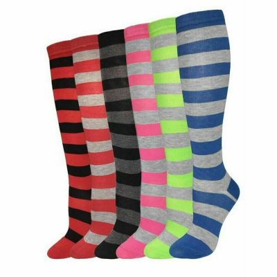 Women's Knee High Colorful Pattern Fashion Socks Warm Stocking Leg Warmers