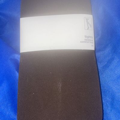 J.C.PENNEY TIGHTS  OPAQUE CONTROL TOP  CHOCOLATE COLOR SZ M 115/165 LBS