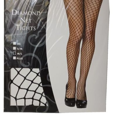 Spirit Halloween Diamond Net fishnet tights black M/L