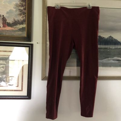 Joylab Red Athletic Workout Leggings Sz XXL A2041