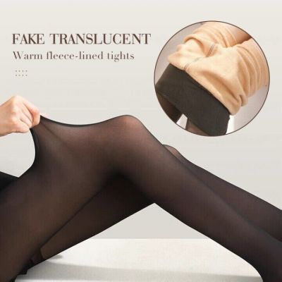 220g Women Flawless Legs Fake Translucent Warm Fleece Pantyhose/Tights/Stockings