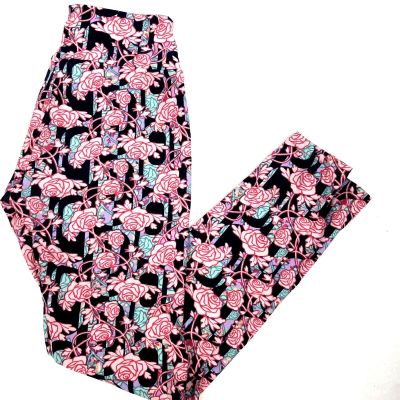 LulaRoe Bright Multi-Color Paisley Leggings ONE SIZE