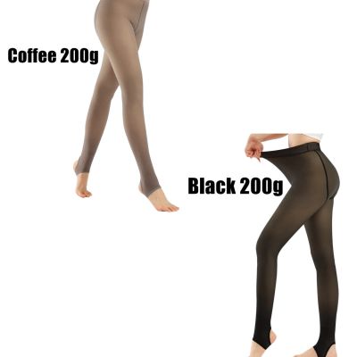 Fleece Lined Leggings Women Thick Soft High Waisted Tummy Control Thermal Pants