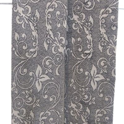 George Tights Womens Size 3 Brown Black Floral Print Design Machine Washable