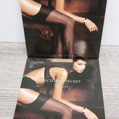 Victoria's Secret Stockings Sz A Nude X2 Lot of 2 Pair New