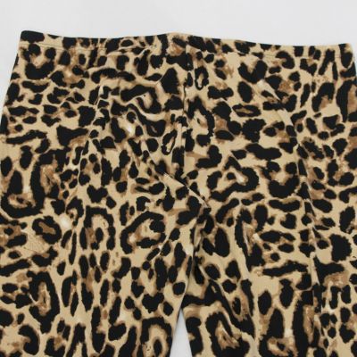 SHEIN LUNE Women's Plus Leopard Print Leggings SO3 Multicolor Size 4XL