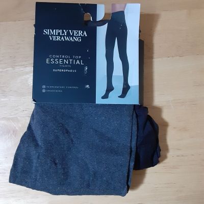 Simply Vera Vera Wang Super Opaque Tights Size 3 (165-200 LBS.)   NEW WITH TAGS