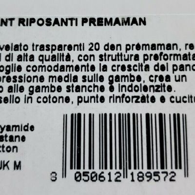 44 *Reduced* Calzitaly Maternity Pantyhose   Stocking Bellyband Italian Sz US M