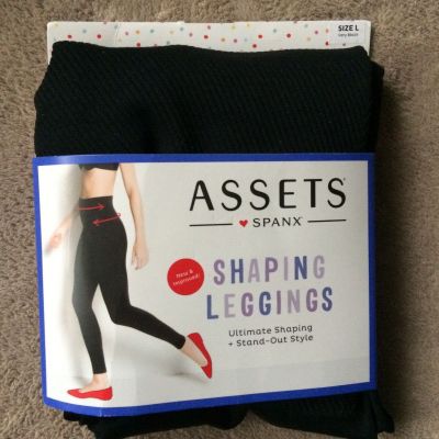 Spanx size L 33.5-35.5 Very Black Shaping  Leggings  Style 20339R NWT