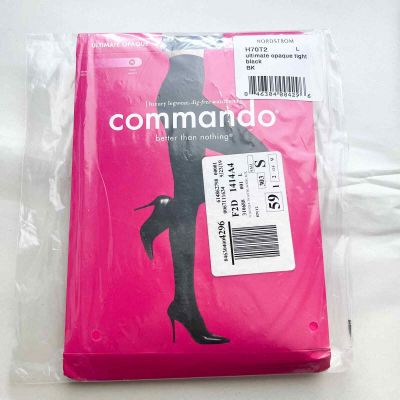 NWT Commando Ultimate Better Than Nothing Opaque Tights Large Black