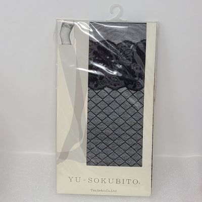 Tsujisho Co. LTD Yu-Sokubito Black Lace Tights Size M-L