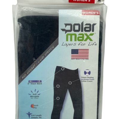 Polarmax Women's 4-Way Stretch Active Stretches Tights Black Easy care Size M